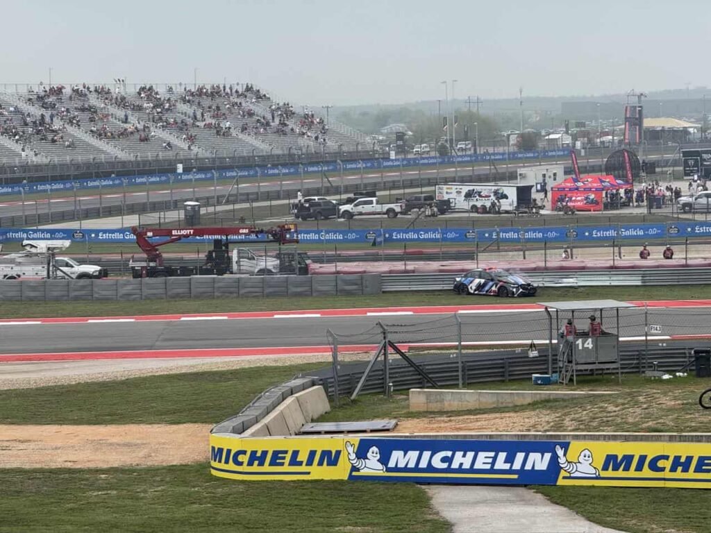BMW M5 CRASH MOTOGP
