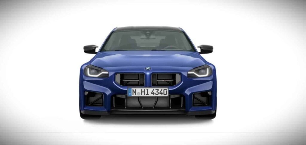 M2 CS in Portimao Blue, front view