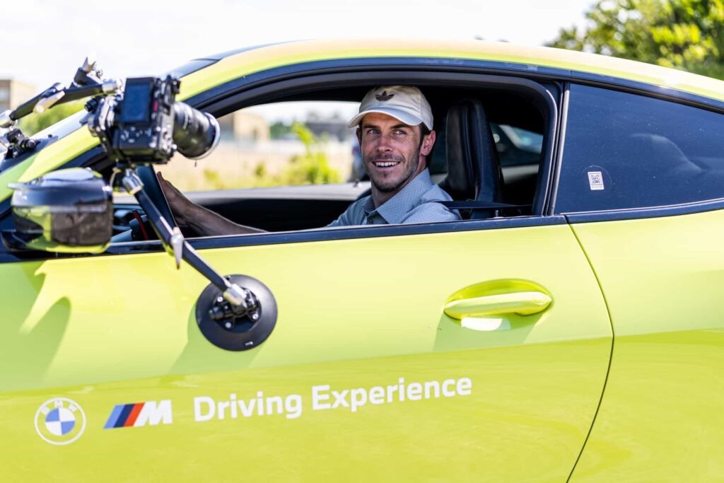 Gareth Bale Driving BMW M4 and Golfing at BMW International Open 2025