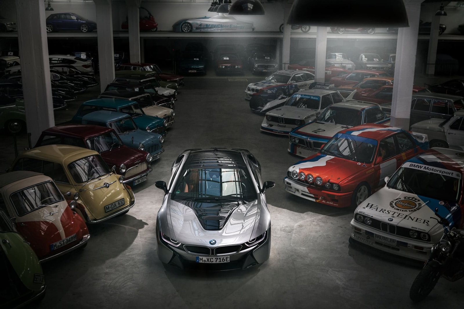 A collection of BMW i8 cars