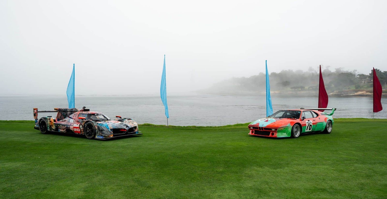 BMW ART CAR JULIE MEHRETU AND ANDY WARHOL BMW M1 at the 2025 Pebble Beach Concours d'Elegance