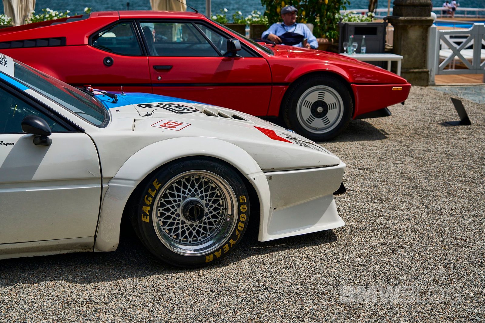 BMW M1 Procar next to the regular BMW M1