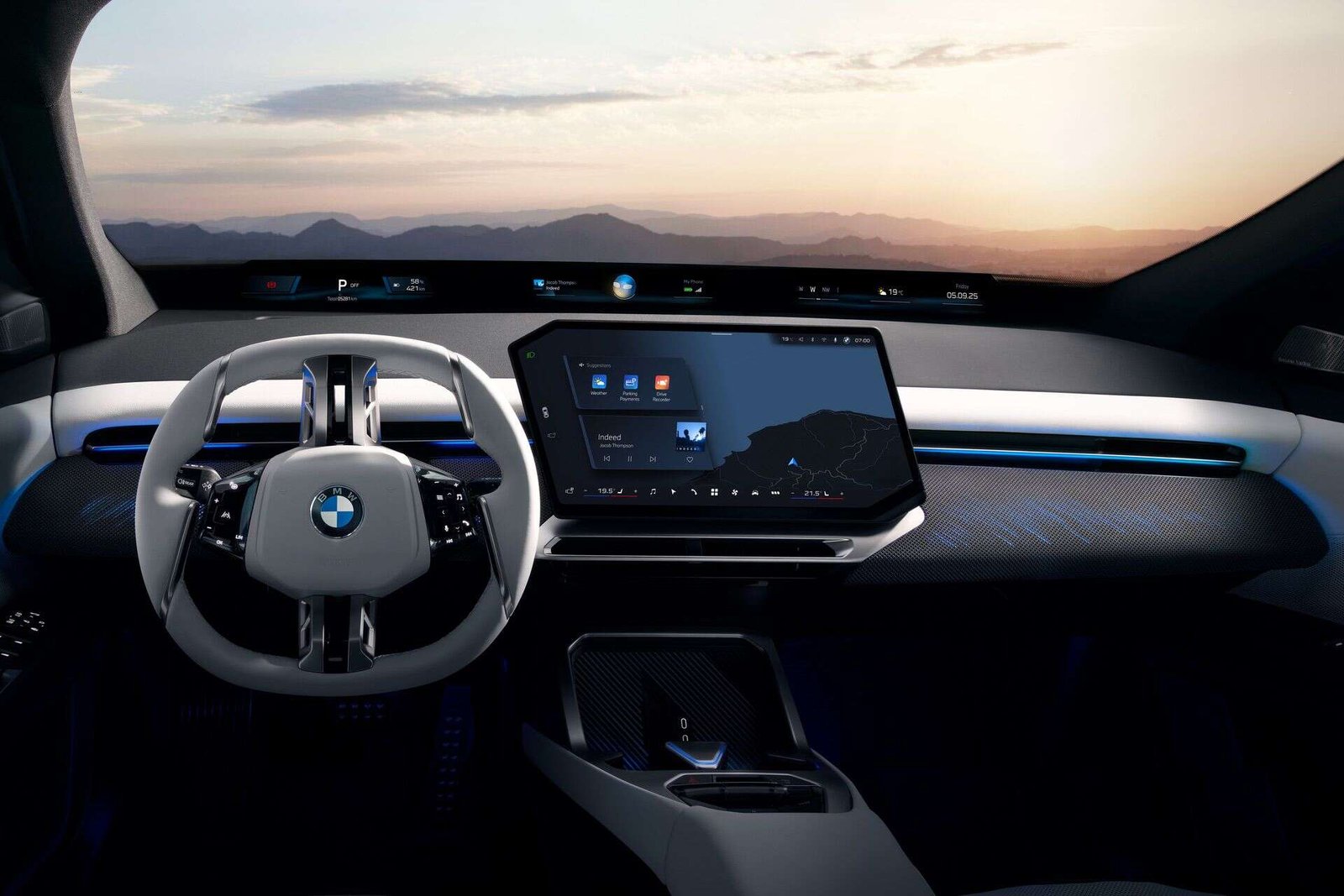 2026 BMW IX3 NEUE KLASSE Panoramic Display