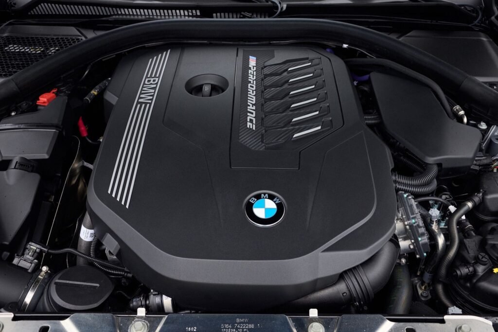 BMW's B58 3.0 liter six-cylinder engine in the BMW M340i Sedan