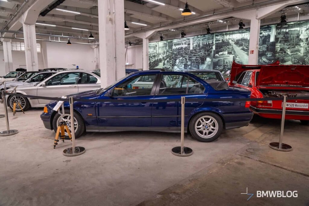 BMW 328I BAUR TOPCABRIOLET side view at the BMW Classic