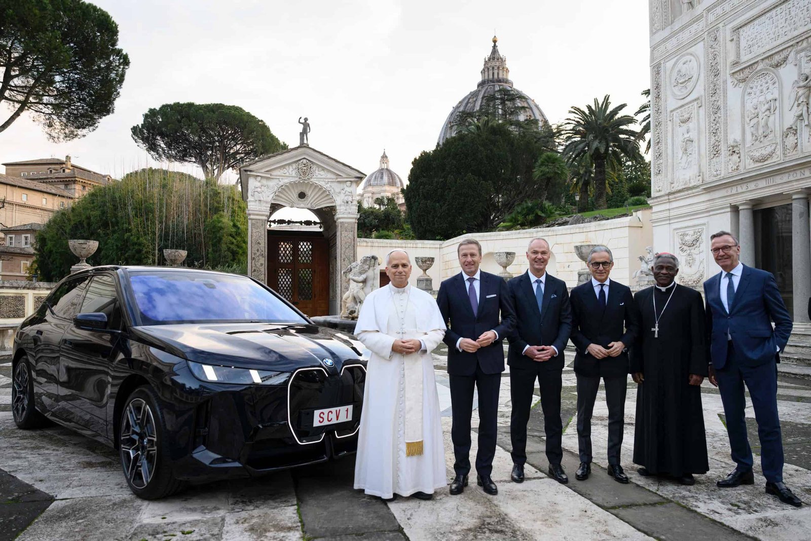BMW GIFTS IX XDRIVE TO POPE LEO XIV 1