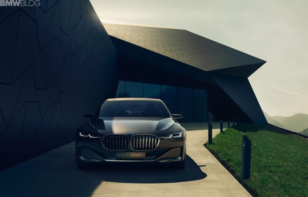 Front-end of the BMW Vision Future Luxury