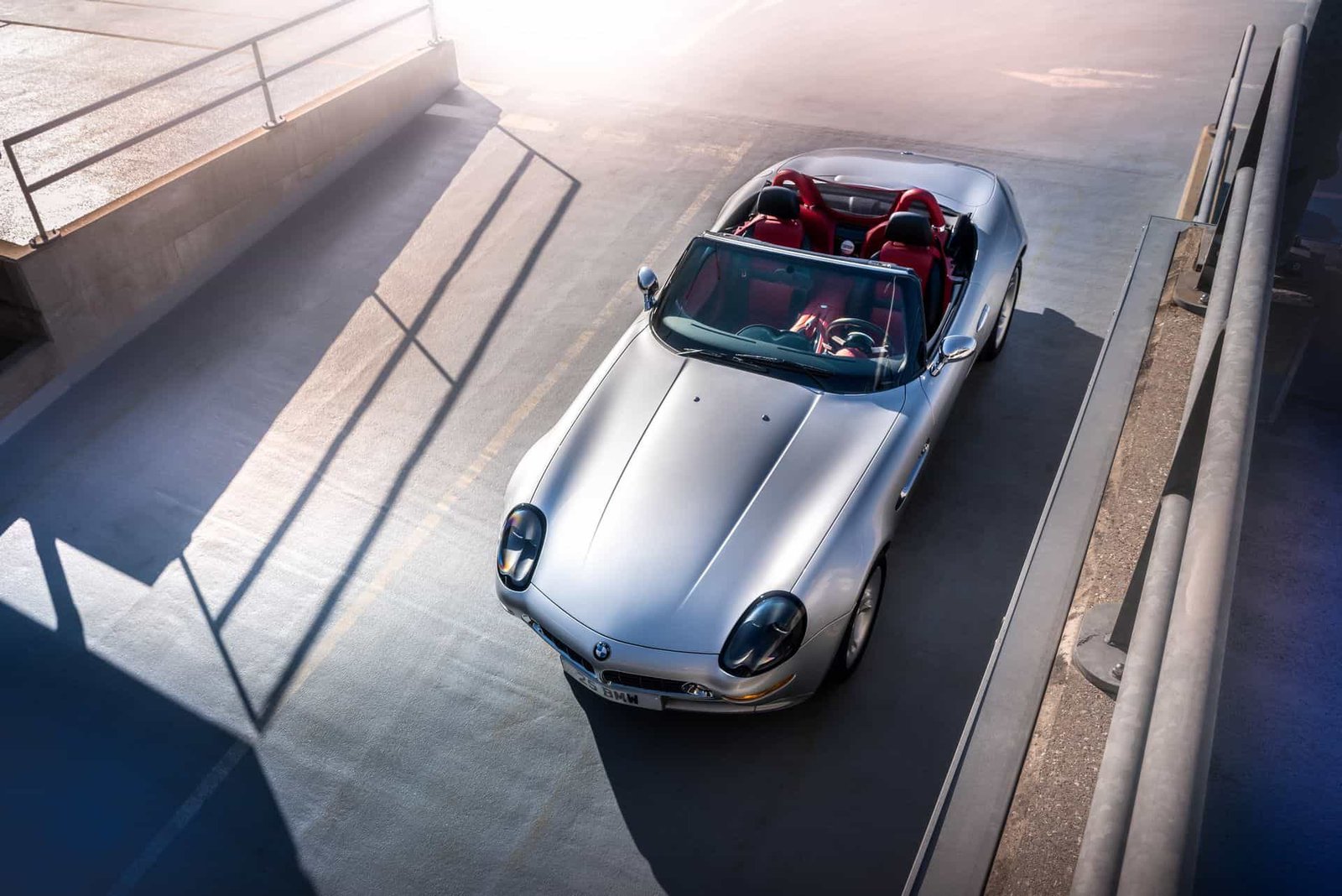 Top view BMW Z8 Roadster