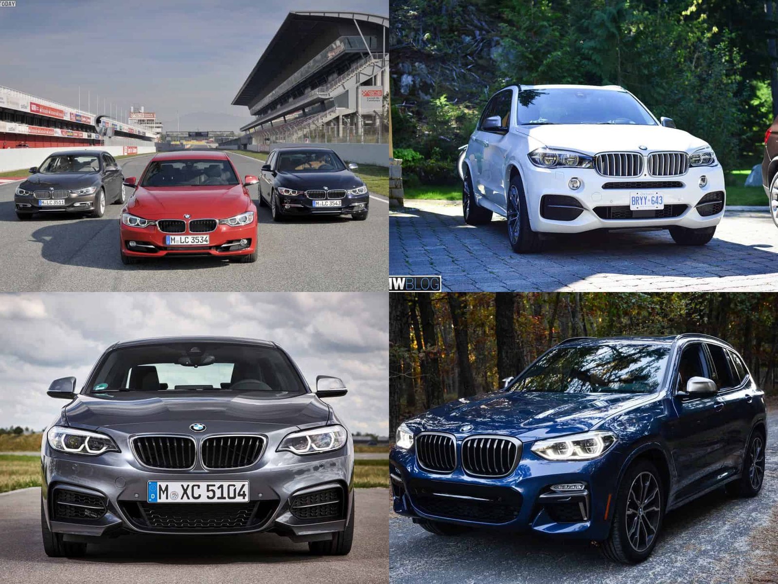ollage of reliable used BMWs including 2017 X3, 2016 2 Series, and 2018 X5 highlighted as top JD Power reliability picks