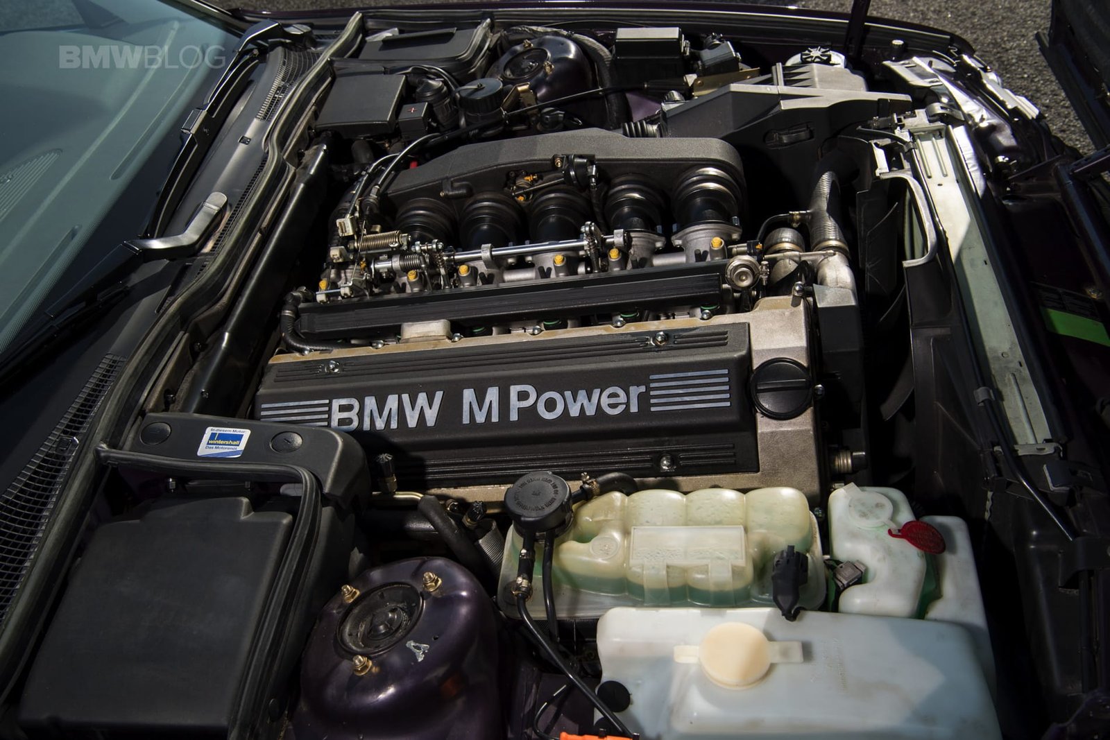 The S38 engine in the BMW M5 E34