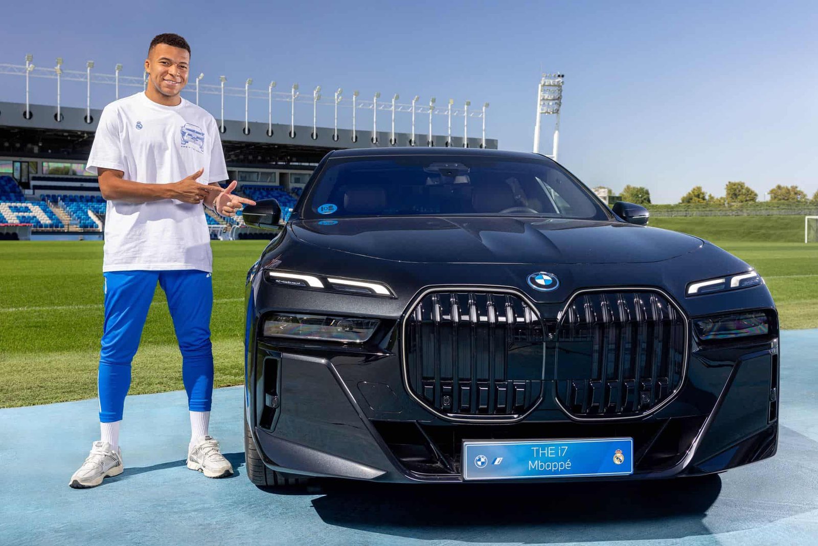 Kylian Mbappe BMW car